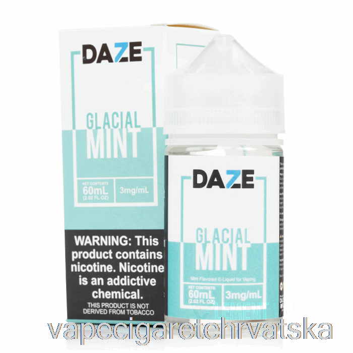 Vape Hrvatska Glacial Mint - 7 Daze E-tekućina - 100ml 3mg